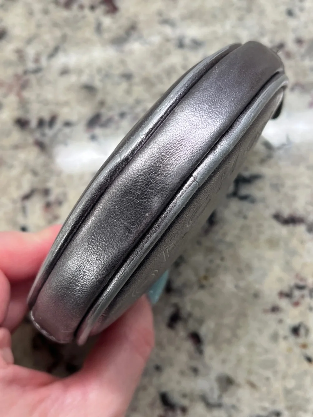 Coach 1941 Metallic Silver Coin Purse EUC - Picture 7 of 9